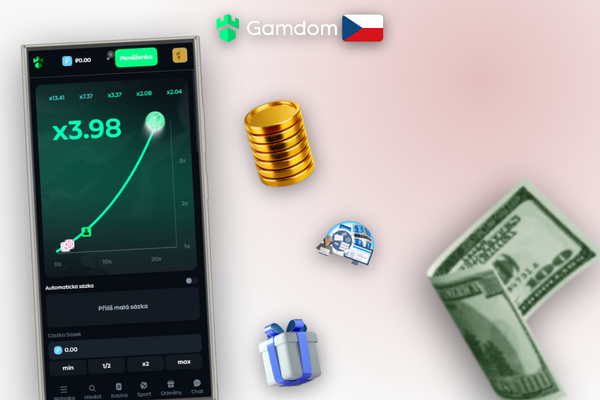 Gamdom Kasino Aviator demo režim na telefonu s přepínačem na reálné sázky