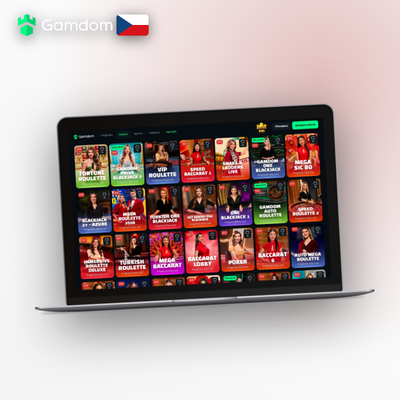 Přes 7 000 kasino her dostupných v Gamdom Kasino apps