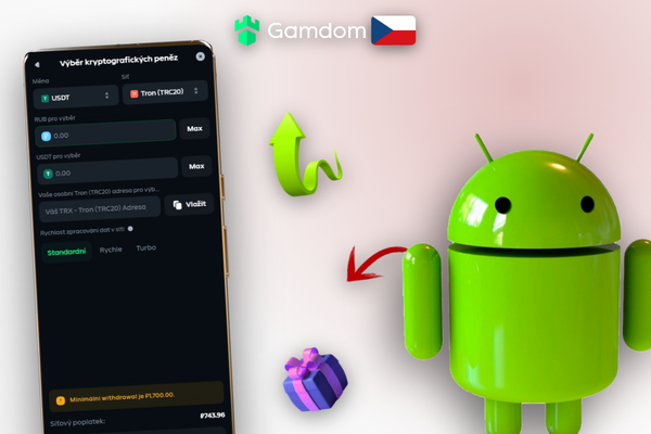 Gamdom Kasino nabízí výběr bez horního limitu napříč všemi podporovanými kryptoměnami