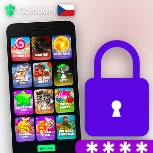 Gamdom Kasino aplikace v prohlížeči telefonu pro Android i iOS